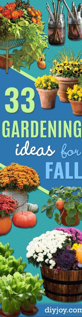 33 DIY Gardening Ideas for Fall