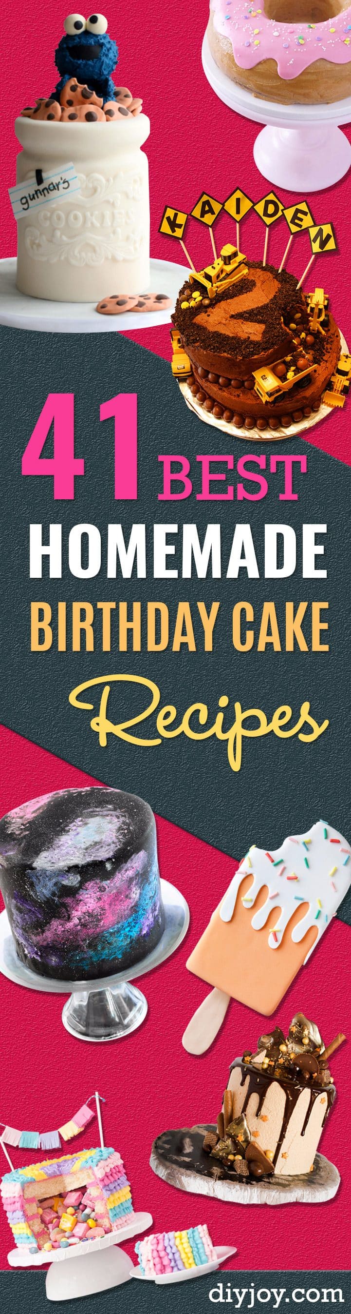 33 Best Birthday Cake Recipes - How to Make an Easy Birthday Cake