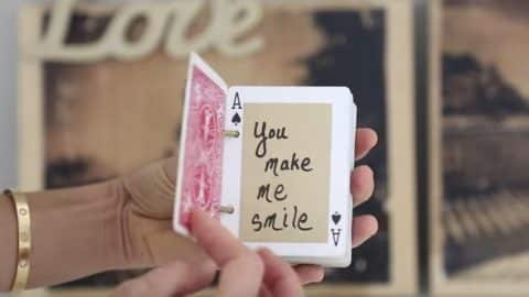 She Thinks Up 52 Ways To Say I Love You And Puts Them On A Deck Of Cards (Unique Idea!) | DIY Joy Projects and Crafts Ideas