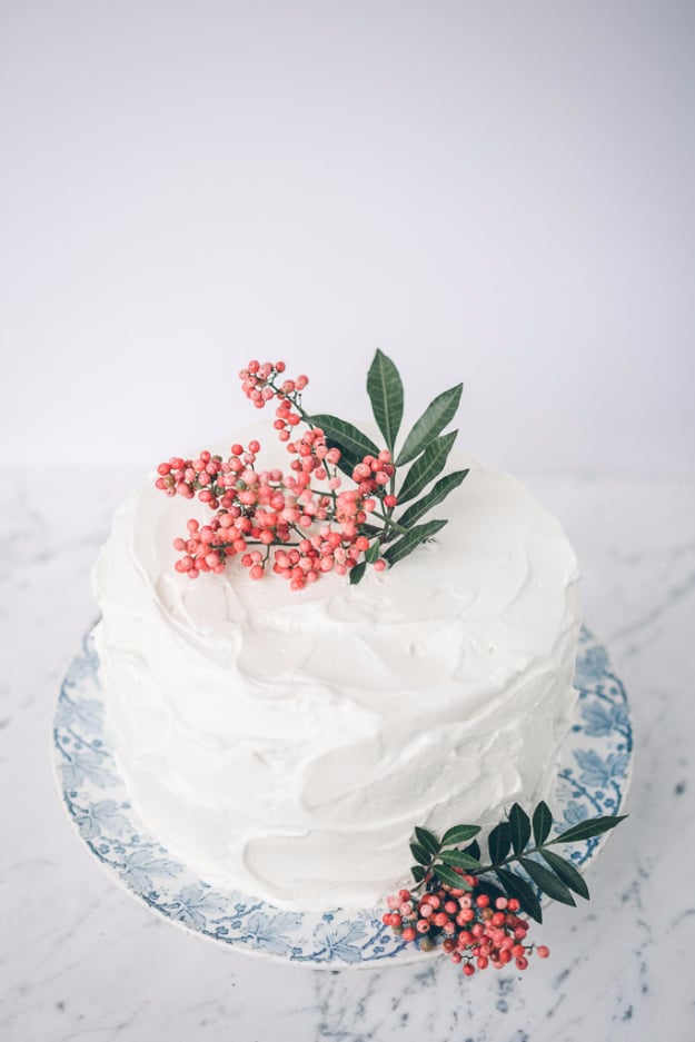 41 Best Homemade Birthday Cake Recipes - Almond Crepe Cake With Raspberry Rose Cream - Birthday Cake Recipes From Scratch, Delicious Birthday Cake Recipes To Make, Quick And Easy Birthday Cake Recipes, Awesome Birthday Cake Ideas 