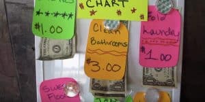 She Does The Most Clever Chore Chart For Her Kids By Attaching Money To Motivate!