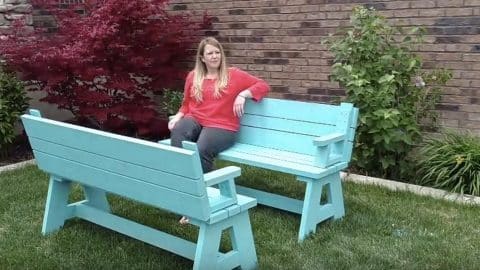 They Make Convertible Benches So Watch What They Turn Them Into (Brilliant!) | DIY Joy Projects and Crafts Ideas