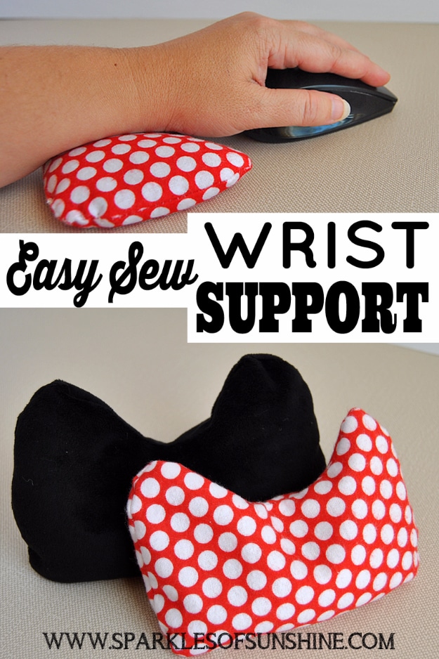 Quick DIY Gifts You Can Sew - Easy Sew Wrist Support - Best Sewing Projects for Gift Giving and Simple Handmade Presents - Free Sewing Patterns Easy #sewing #diygifts 