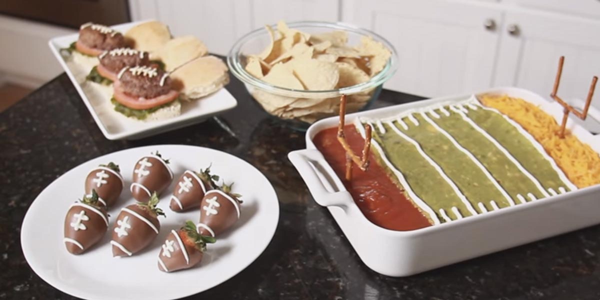 She’s Pumped Up About Her Big Football Party And Makes These Yummy Cute Snacks (Watch!) | DIY Joy Projects and Crafts Ideas