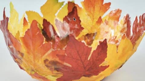 She Makes This Simple Fall Bowl With Leaves To Go With Her Other Lavish Autumn Decor… | DIY Joy Projects and Crafts Ideas