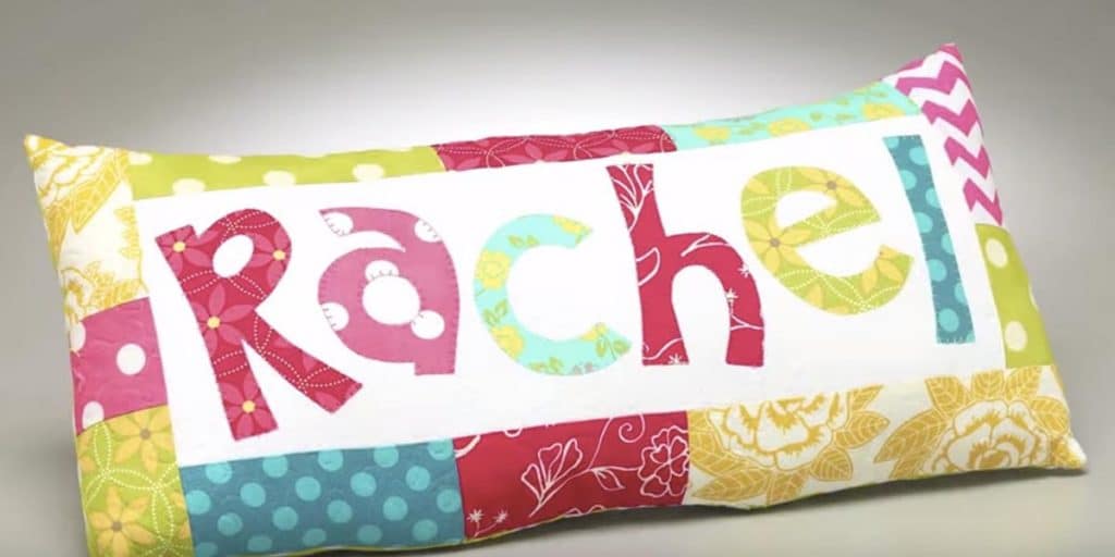 Sewing Tutorial: Quilted Personalized Pillow