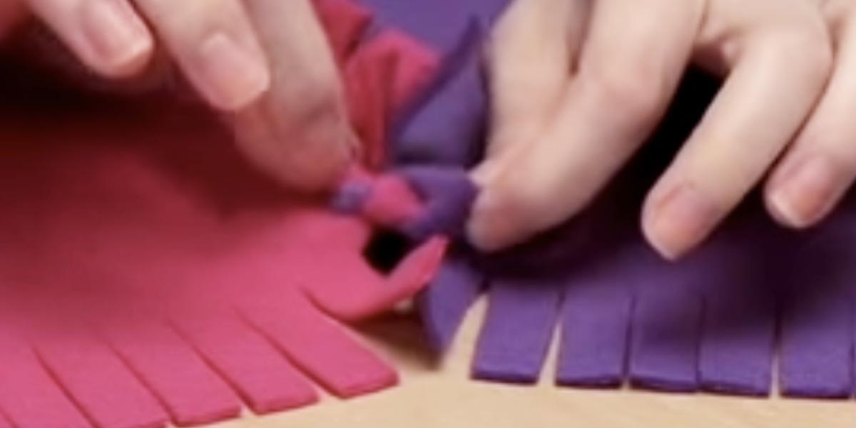 She Ties Knots To Put These Squares Together And Watch The Fascinating Thing She Makes (Simple!) | DIY Joy Projects and Crafts Ideas