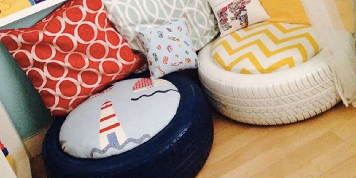 If You Need Some Extra Seating Or A Cute Little Ottoman Watch What She Does! | DIY Joy Projects and Crafts Ideas