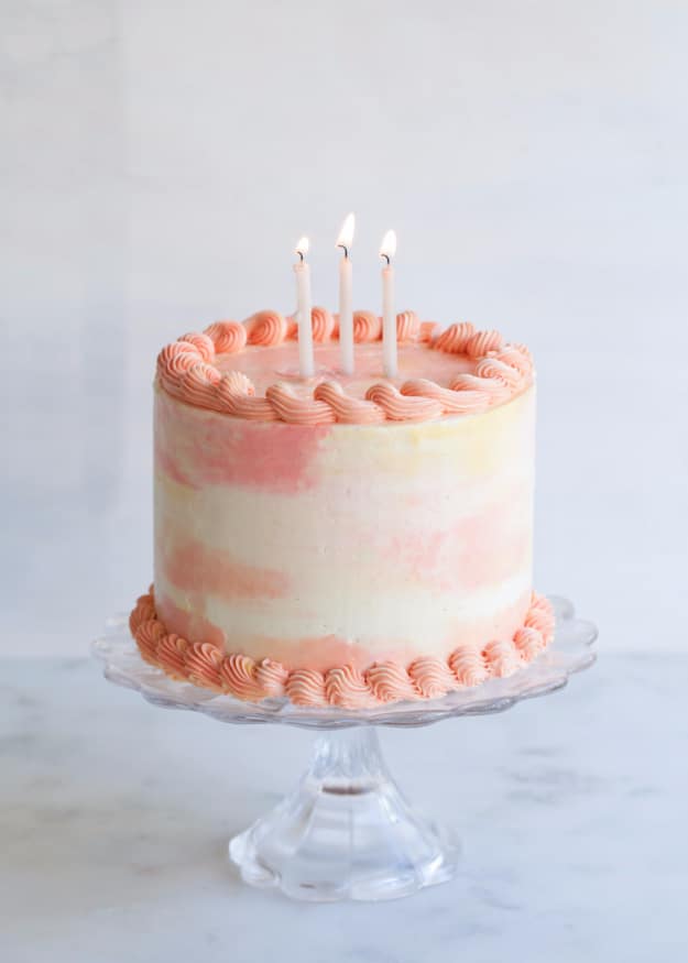 41 Best Homemade Birthday Cake Recipes - Watercolor Cake - Birthday Cake Recipes From Scratch, Delicious Birthday Cake Recipes To Make, Quick And Easy Birthday Cake Recipes, Awesome Birthday Cake Ideas 
