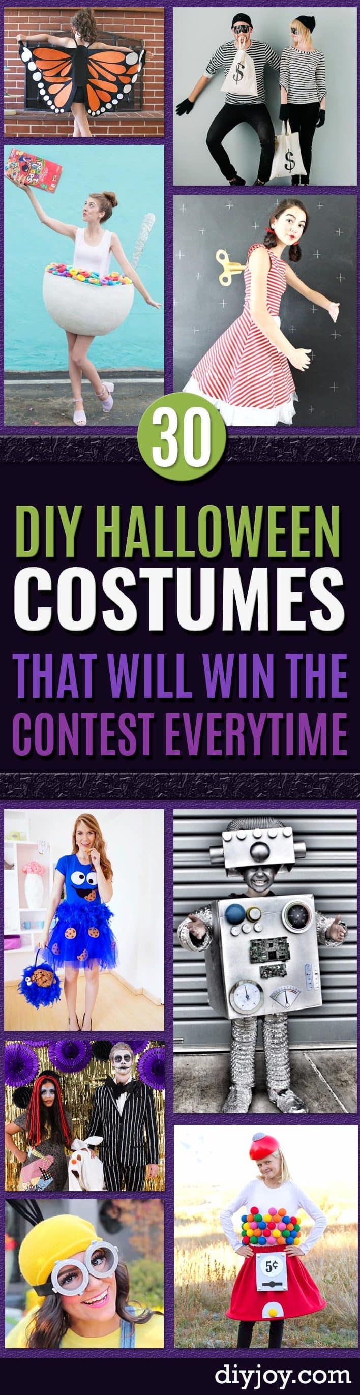 Best DIY Halloween Costume Ideas - Do It Yourself Costumes for Women, Men, Teens, Adults and Couples. Fun, Easy, Clever, Cheap and Creative Costumes That Will Win The Contest