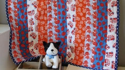 Strip Quilt Tutorial: Beginners Quilting Idea | DIY Joy Projects and Crafts Ideas