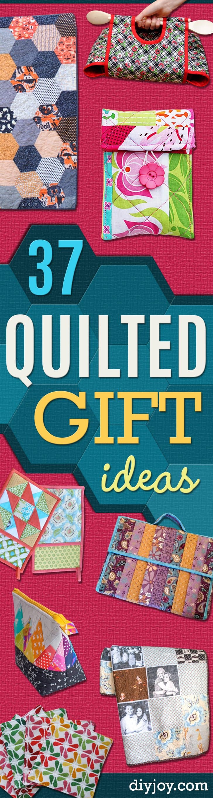 Best Quilting Projects for DIY Gifts - Things You Can Quilt and Sew for Friends, Family and Christmas Gift Ideas - Easy and Quick Quilting Patterns for Presents To Give At Holidays, Birthdays and Baby Gifts. Step by Step Tutorials and Instructions