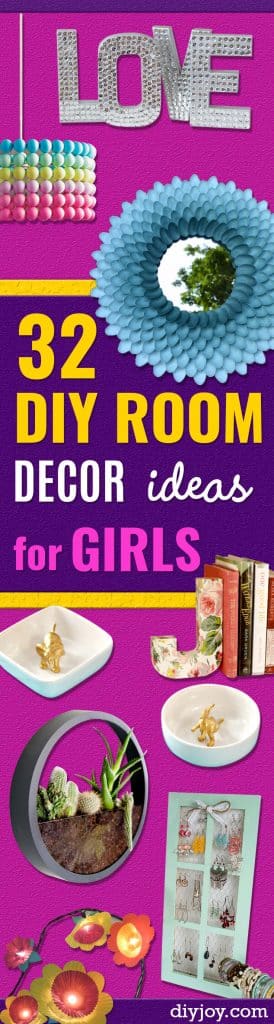42 DIY Room Decor Ideas for Girls