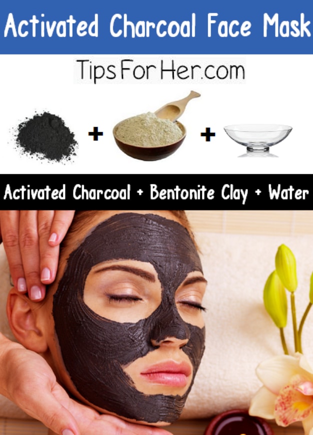 DIY Beauty Hacks - Activated Charcoal Face Mask - Cool Tips for Makeup, Hair and Nails - Step by Step Tutorials for Fixing Broken Makeup, Eye Shadow, Mascara, Foundation - Quick Beauty Ideas for Best Looks in A Hurry #beautyhacks #makeup