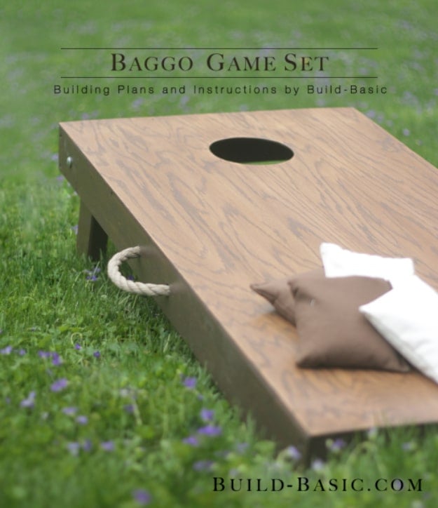 DIY Gifts for Dad Who Loves Outdoors and Games - Baggo Game Set - Best Craft Projects and Gift Ideas You Can Make for Your Father - Last Minute Presents for Birthday and Christmas - Creative Photo Projects, Gift Card Holders, Gift Baskets and Thoughtful Things to Give Fathers and Dads