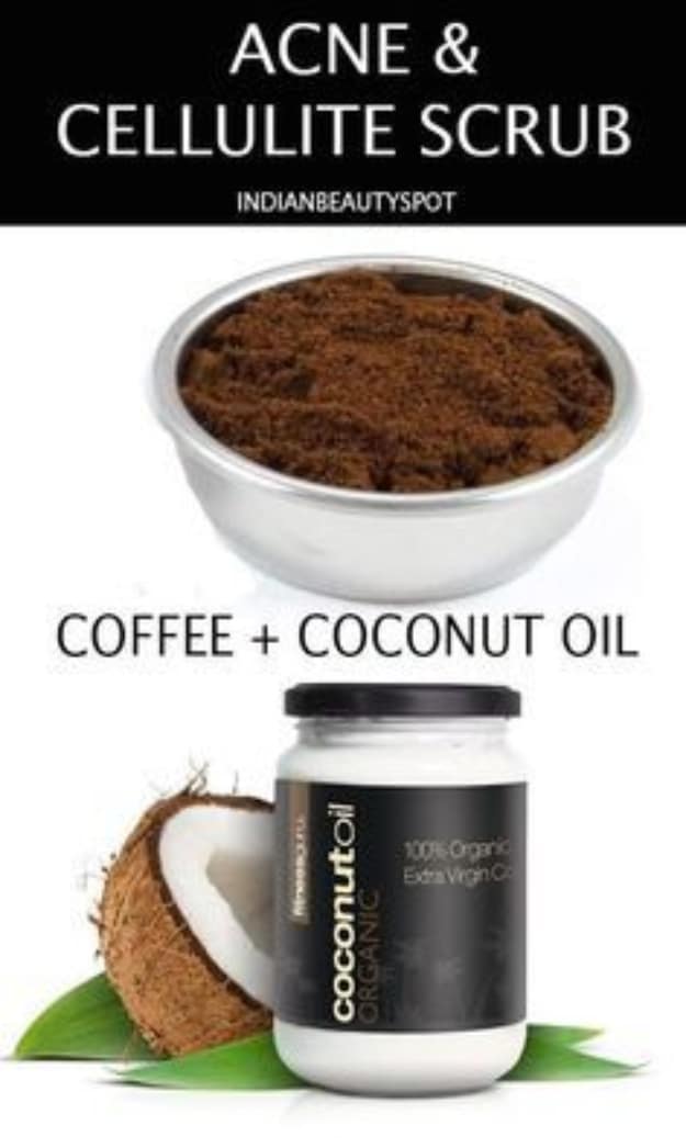 DIY Beauty Hacks - Banish Cellulite With Coffee Scrub - Cool Tips for Makeup, Hair and Nails - Step by Step Tutorials for Fixing Broken Makeup, Eye Shadow, Mascara, Foundation - Quick Beauty Ideas for Best Looks in A Hurry #beautyhacks #makeup