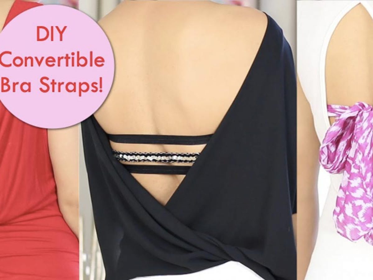 Idea to Hide Bra Straps - DIY - AllDayChic  Hide bra straps diy, Hide bra  straps, Bra straps