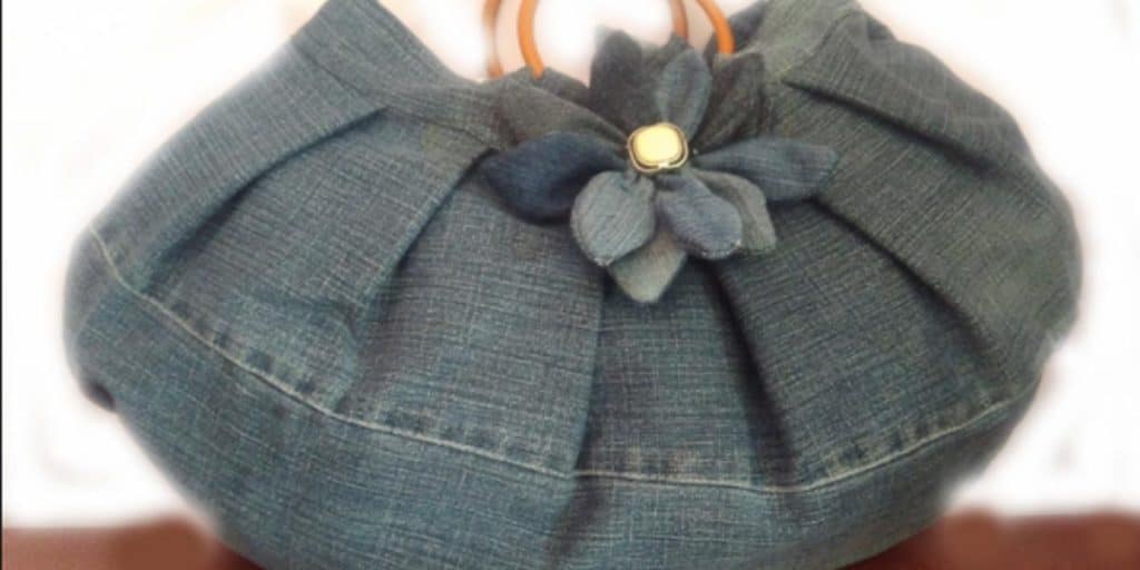 Sewing Tutorial - Denim Purse Made From Old Jeans