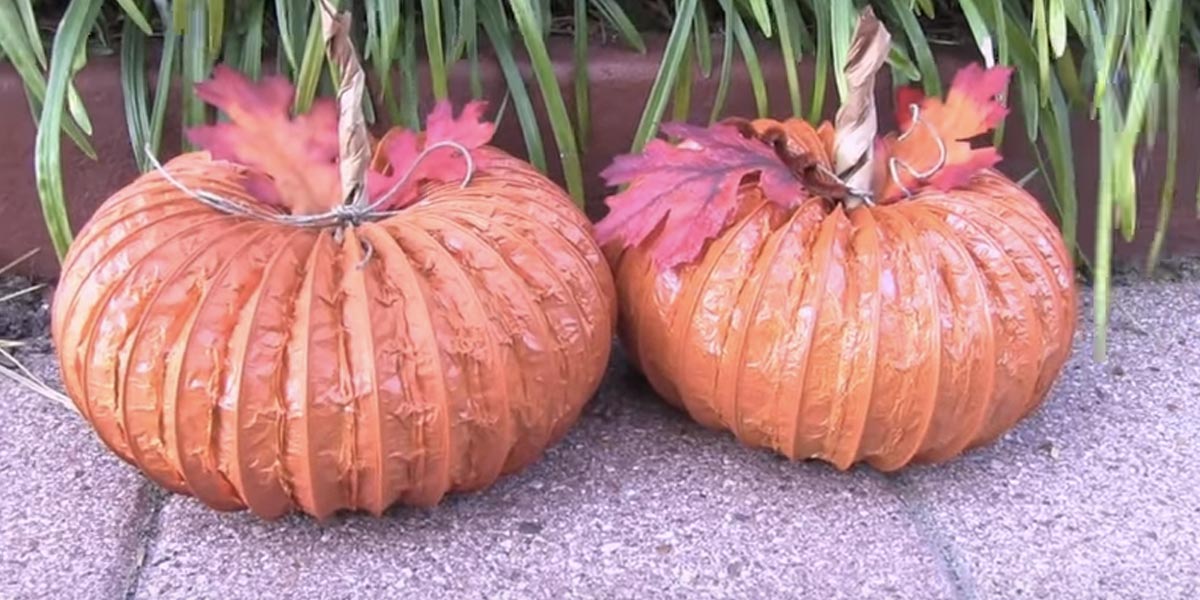 Learn How to Turn Dryer Vents Into Pumpkin Decor for Fall | DIY Joy Projects and Crafts Ideas