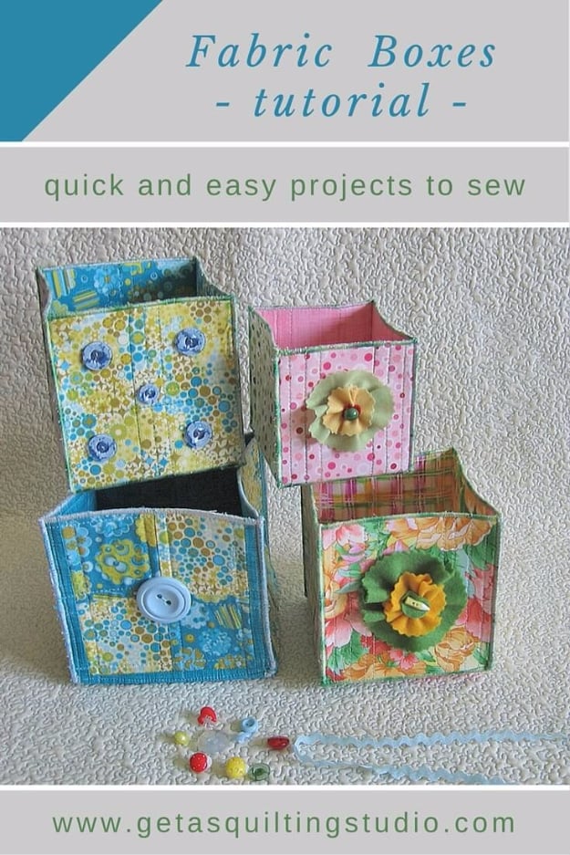 Best Quilting Projects for DIY Gifts - Fabric Boxes - Things You Can Quilt and Sew for Friends, Family and Christmas Gift Ideas - Easy and Quick Quilting Patterns for Presents To Give At Holidays, Birthdays and Baby Gifts. Step by Step Tutorials and Instructions 