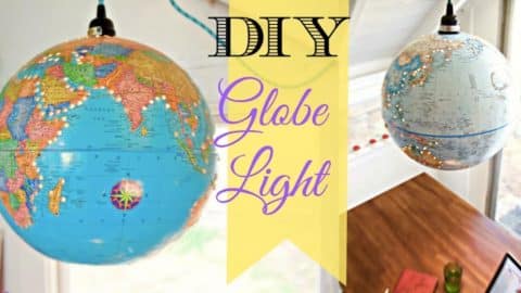 Watch How She Makes This Incredible Globe Lampshade Lantern! | DIY Joy Projects and Crafts Ideas