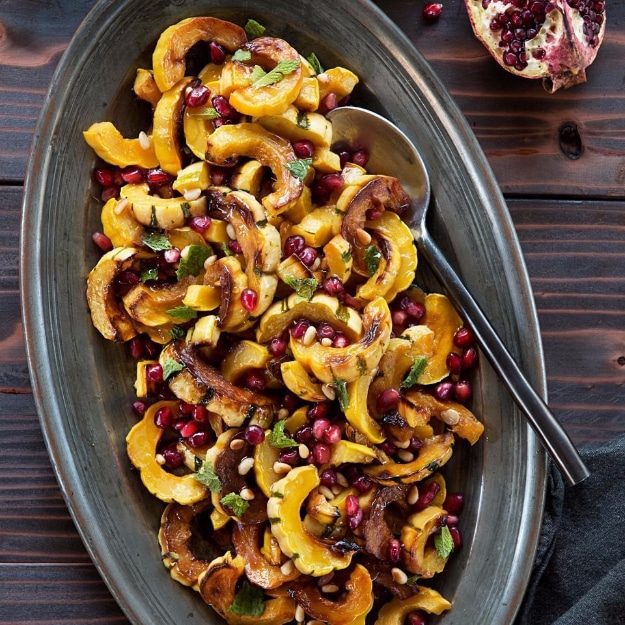 Easy Thanksgiving Recipes - Honey Glazed Roasted Delicata Squash - Best Simple and Quick Recipe Ideas for Thanksgiving Dinner. Cranberries, Turkey, Gravy, Sauces, Sides, Vegetables, Dips and Desserts - DIY Cooking Tutorials With Step by Step Instructions - Ideas for A Crowd, Parties and Last Minute Recipes