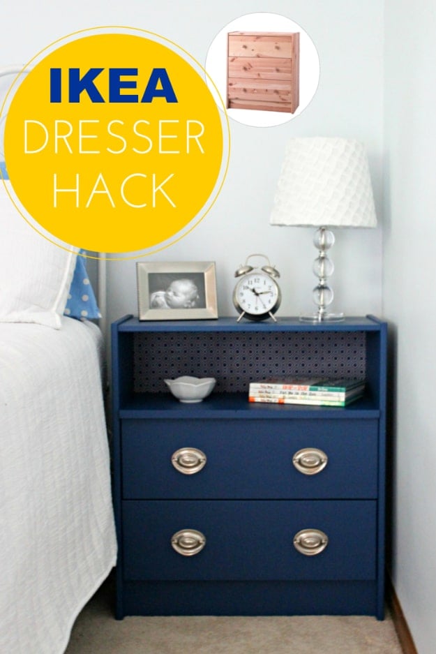 Best IKEA Hacks and DIY Hack Ideas for Furniture Projects and Home Decor from IKEA - IKEA Rast Dresser Hack - Creative IKEA Hack Tutorials for DIY Platform Bed, Desk, Vanity, Dresser, Coffee Table, Storage and Kitchen, Bedroom and Bathroom Decor #ikeahacks #diy