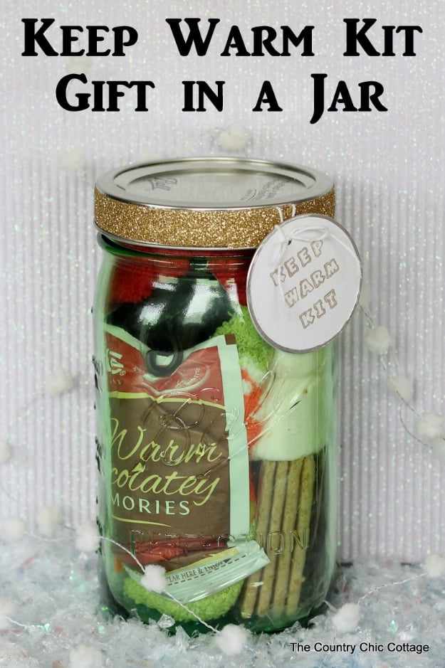Best DIY Gifts in Mason Jars - Keep Warm Kit - Cute Mason Jar Crafts and Recipe Ideas that Make Great DIY Christmas Presents for Friends and Family - Gifts for Her, Him, Mom and Dad - Gifts in A Jar #diygifts #christmas