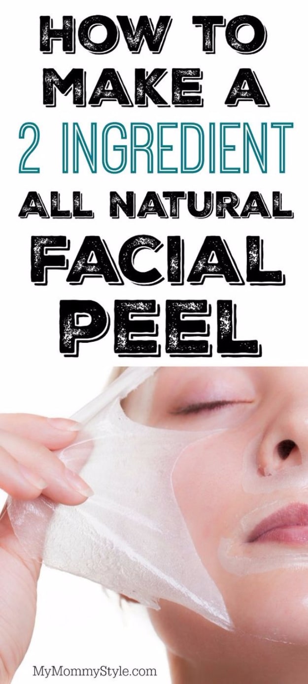 DIY Beauty Hacks - Make A 2 Ingredient All Natural Facial Peel - Cool Tips for Makeup, Hair and Nails - Step by Step Tutorials for Fixing Broken Makeup, Eye Shadow, Mascara, Foundation - Quick Beauty Ideas for Best Looks in A Hurry #beautyhacks #makeup