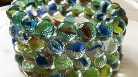 Watch How She Makes A Prism Candle Holder Out of Marbles And A CD! | DIY Joy Projects and Crafts Ideas