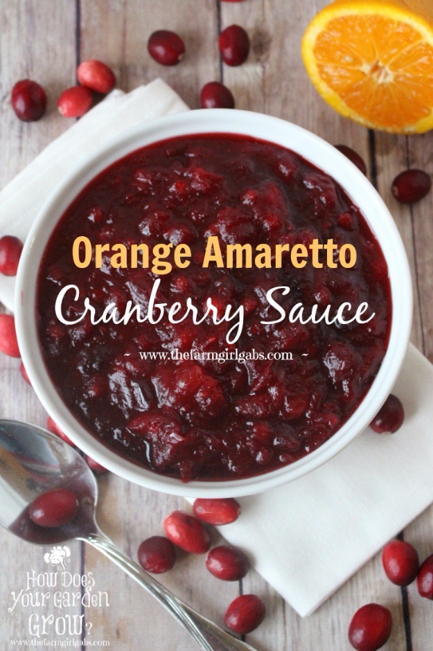 Easy Thanksgiving Recipes - Orange Amaretto Cranberry Sauce - Best Simple and Quick Recipe Ideas for Thanksgiving Dinner. Cranberries, Turkey, Gravy, Sauces, Sides, Vegetables, Dips and Desserts - DIY Cooking Tutorials With Step by Step Instructions - Ideas for A Crowd, Parties and Last Minute Recipes 