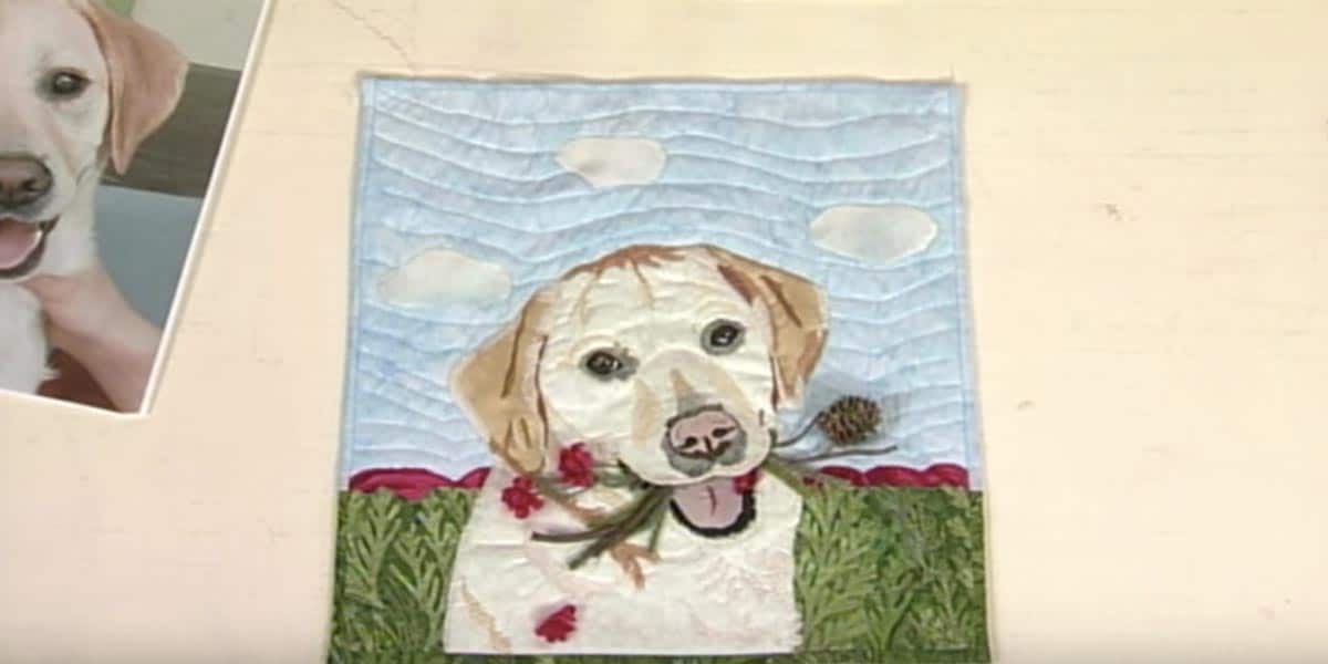 Learn How to Make This Custom Pet Portrait Quilt (Works For Kid Photos, Too) | DIY Joy Projects and Crafts Ideas