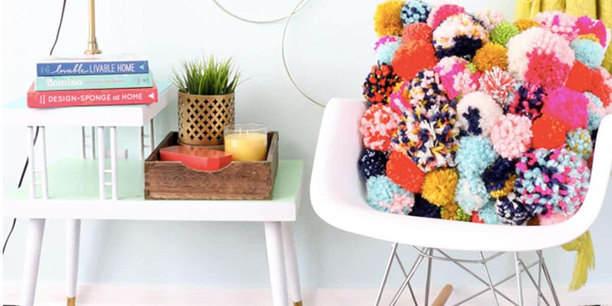 She Brightens Up Her Decor With These Unbelievably Fabulous Pom Pom Pillows! | DIY Joy Projects and Crafts Ideas