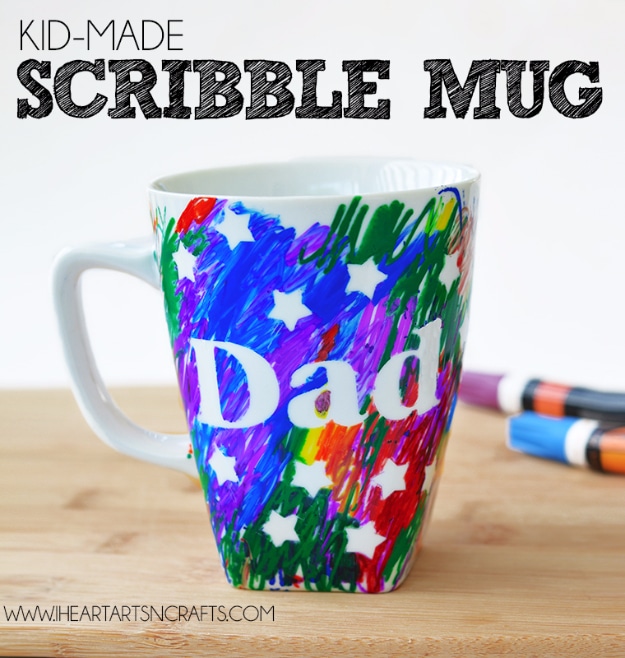 DIY Gifts for Dad - Sharpie Mug For Dad - Best Craft Projects and Gift Ideas You Can Make for Your Father - Last Minute Presents for Birthday and Christmas - Creative Photo Projects, Gift Card Holders, Gift Baskets and Thoughtful Things to Give Fathers and Dads #diygifts #dad #dadgifts #fathersday