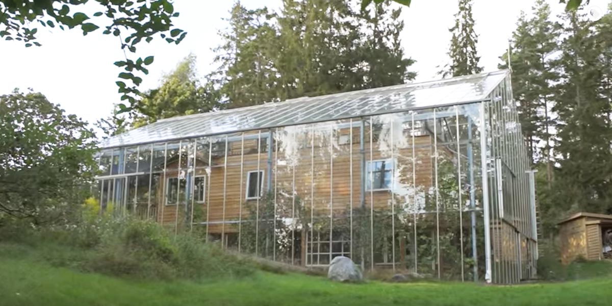 Family In Stockholm Builds An Amazing Greenhouse ‘Around’ Their Home To Keep Warm (Watch!) | DIY Joy Projects and Crafts Ideas