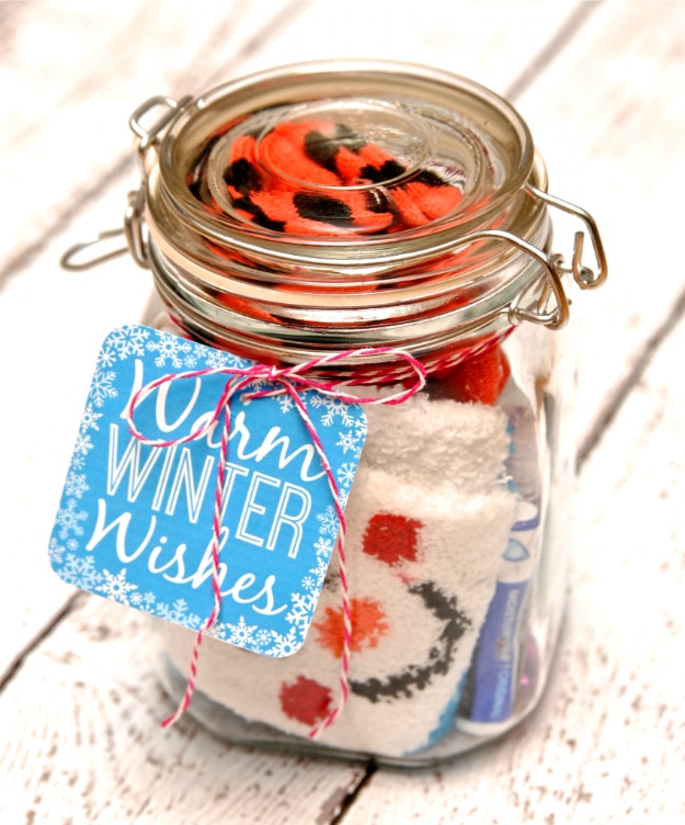 Best DIY Gifts in Mason Jars - Winter Survival Kit - Cute Mason Jar Crafts and Recipe Ideas that Make Great DIY Christmas Presents for Friends and Family - Gifts for Her, Him, Mom and Dad - Gifts in A Jar #diygifts #christmas