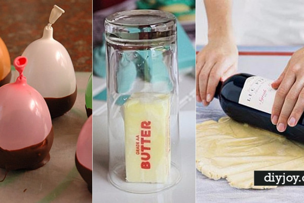 Best Baking Hacks - DIY Cooking Tips and Tricks for Baking Recipes - Quick Ways to Bake Cake, Cupcakes, Desserts and Cookies - Kitchen Lifehacks for Bakers