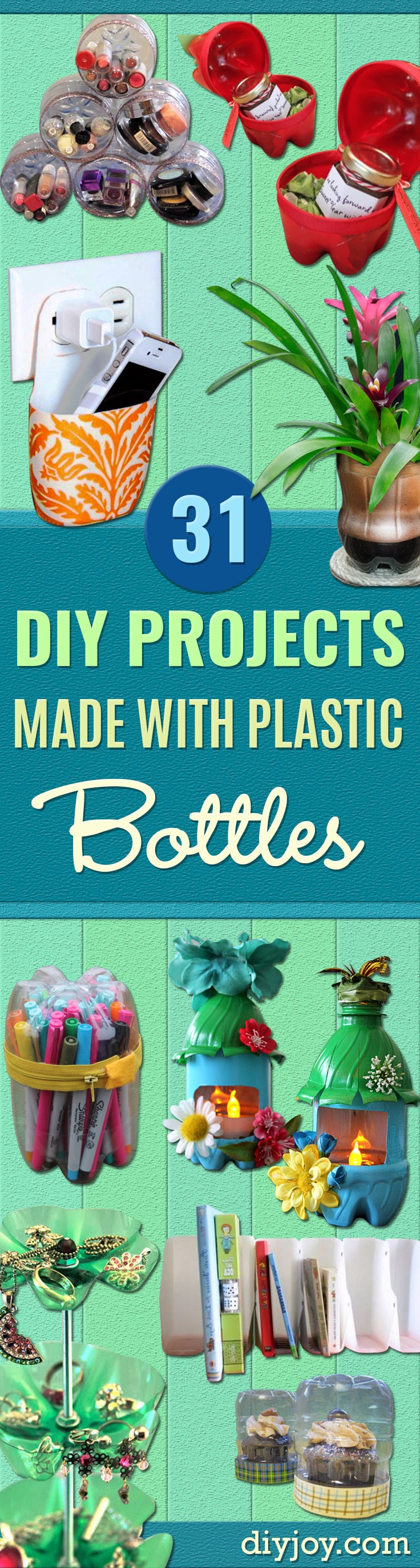 Cool DIY Projects Made With Plastic Bottles - Best Easy Crafts and DIY Ideas Made With A Recycled Plastic Bottle - Jewlery, Home Decor, Planters, Craft Project Tutorials - Cheap Ways to Decorate and Creative DIY Gifts for Christmas Holidays - Fun Projects for Adults, Teens and Kids