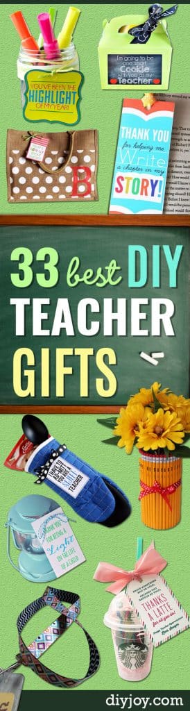 33 Best DIY Teacher Gifts