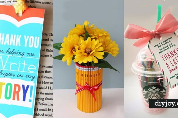 DIY Teacher Gifts - Cheap and Easy Presents and DIY Gift Ideas for Teachers at Christmas, End of Year, First Day and Birthday - Teacher Appreciation Gifts and Crafts - Cute Mason Jar Ideas and Thoughtful, Unique Gifts from Kids