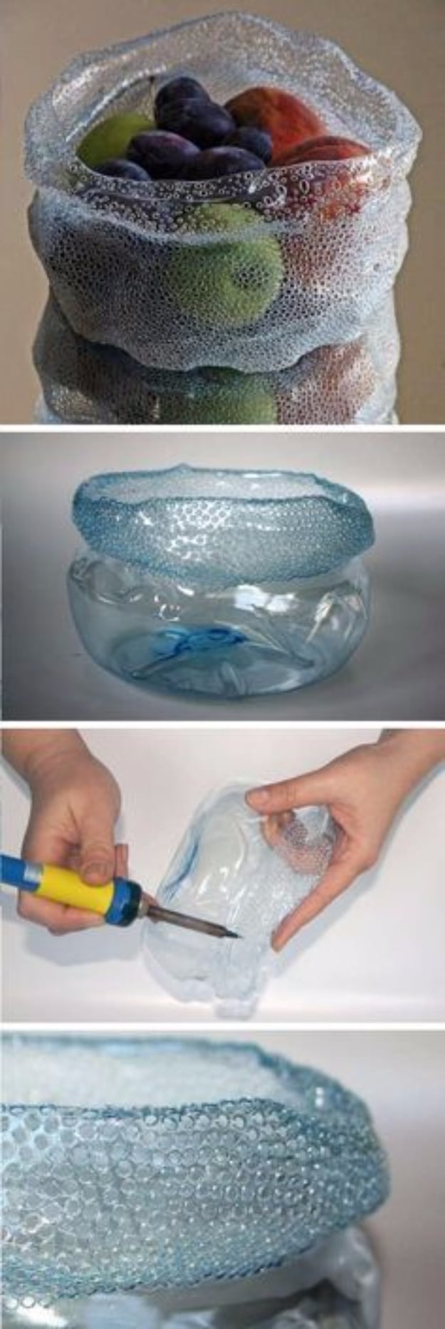 Cool DIY Projects Made With Plastic Bottles - Art Bowl From Plastic Bottle - Best Easy Crafts and DIY Ideas Made With A Recycled Plastic Bottle - Jewlery, Home Decor, Planters, Craft Project Tutorials - Cheap Ways to Decorate and Creative DIY Gifts for Christmas Holidays - Fun Projects for Adults, Teens and Kids 