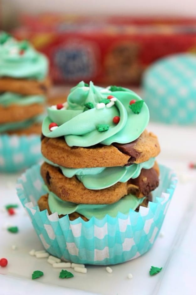 Best Recipes for Christmas Cookies- Christmas Tree Cookie Stacks - Easy Decorated Holiday Cookies - Candy Cookie Recipes Ideas for Kids - Traditional Favorites and Gluten Free and Healthy Versions - Quick No Bake Cookies and Last Minute Desserts for the Holidays 