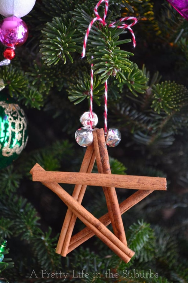 Best DIY Ornaments for Your Tree - Best DIY Ornament Ideas for Your Christmas Tree - Cinnamon Star Ornaments - Cool Handmade Ornaments, DIY Decorating Ideas and Ornament Tutorials - Creative Ways To Decorate Trees on A Budget - Cheap Rustic Decor, Easy Step by Step Tutorials - Holiday Crafts for Kids and Gifts To Make For Friends and Family 