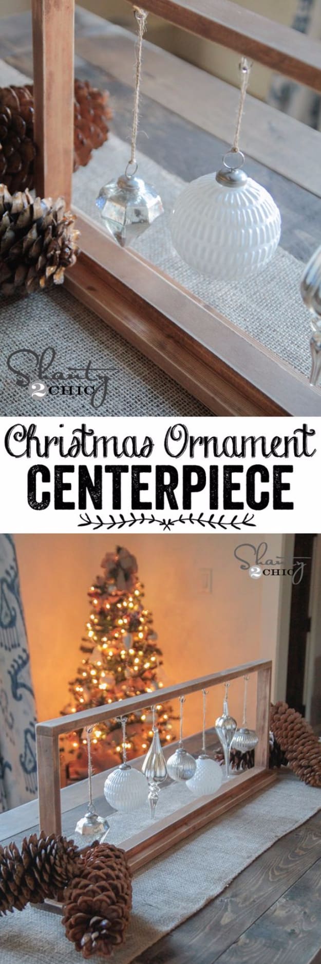 DIY Christmas Centerpieces - DIY Christmas Ornament Centerpiece - Simple, Easy Holiday Decorating Ideas on A Budget- cheap dollar store crafts holiday #holiday #crafts #christmas
