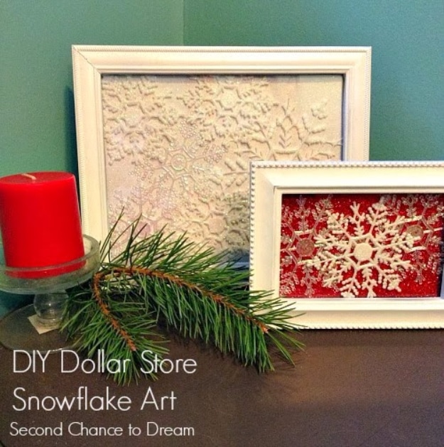 Best DIY Snowflake Decorations, Ornaments and Crafts - DIY Dollar Store Snowflake Decor - Paper Crafts with Snowflakes, Pipe Cleaner Projects, Mason Jars and Dollar Store Ideas - Easy DIY Ideas to Decorate for Winter#winter #crafts #diy