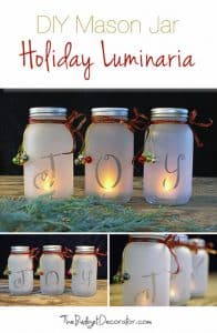 28 DIY Christmas Luminaries To Make For Holiday Decor