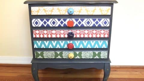 Watch How He Creates An Amazing Artsy New Look On This Antique Chest! | DIY Joy Projects and Crafts Ideas
