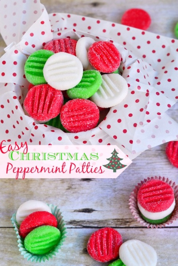 Best Recipes for Christmas Cookies- Easy Christmas Peppermint Patties - Easy Decorated Holiday Cookies - Candy Cookie Recipes Ideas for Kids - Traditional Favorites and Gluten Free and Healthy Versions - Quick No Bake Cookies and Last Minute Desserts for the Holidays 