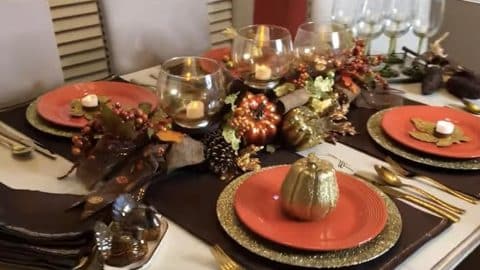 DIY Dollar Store Centerpiece For Thanksgiving | DIY Joy Projects and Crafts Ideas