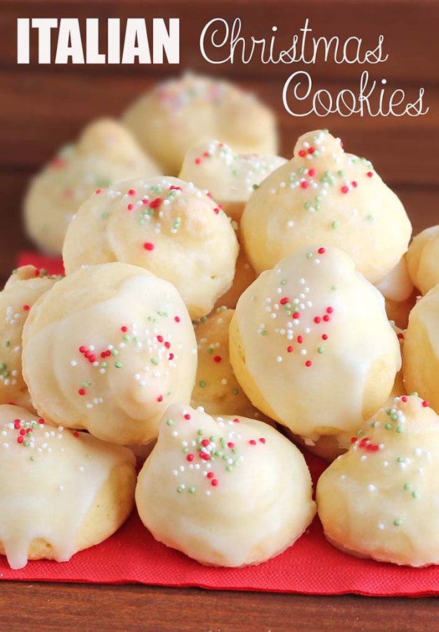 Best Recipes for Christmas Cookies- Italian Christmas Cookies - Easy Decorated Holiday Cookies - Candy Cookie Recipes Ideas for Kids - Traditional Favorites and Gluten Free and Healthy Versions - Quick No Bake Cookies and Last Minute Desserts for the Holidays 